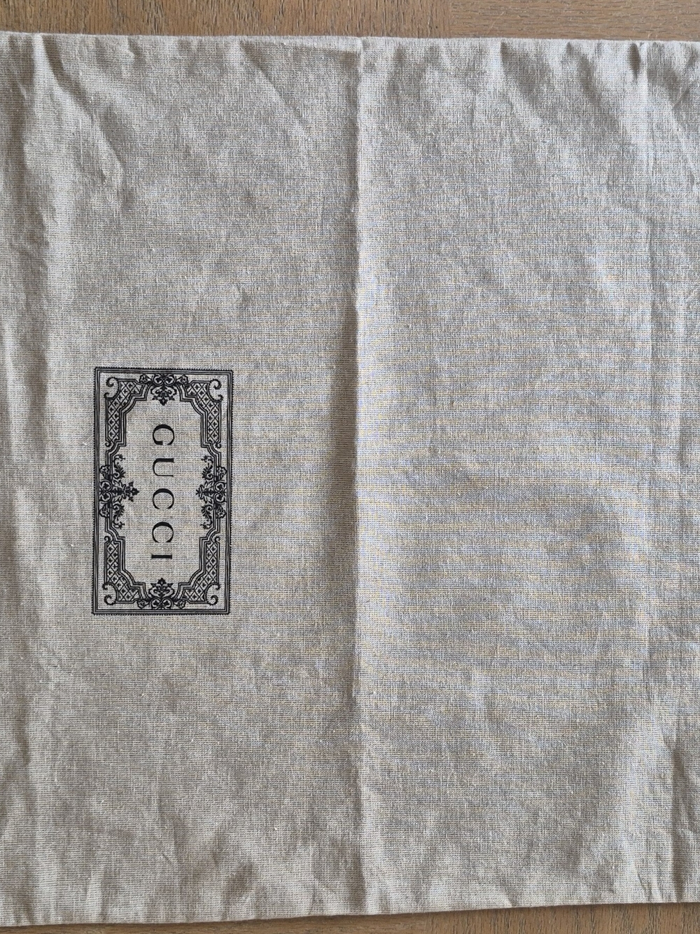 Gucci Beige Dust Bag with Logo